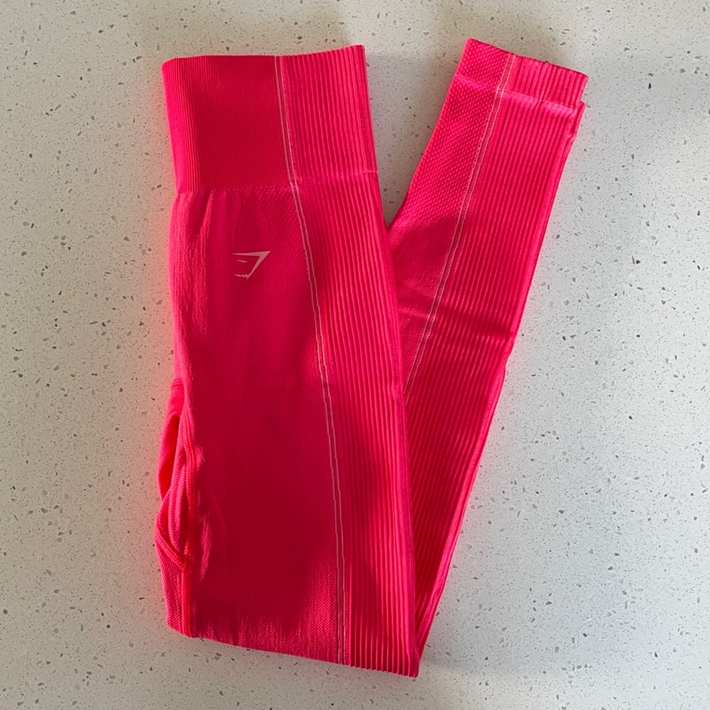 Gymshark Hot Pink Ultra Seamless Leggings